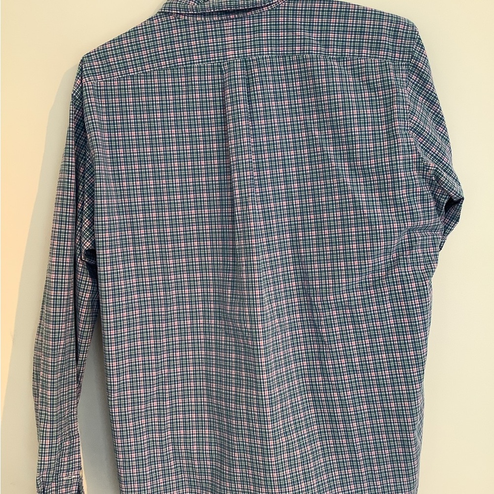 Ralph Lauren Blue and Pink Casual Button Down Shirt - Picture 3 of 3